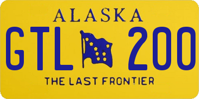 AK license plate GTL200