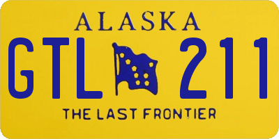 AK license plate GTL211