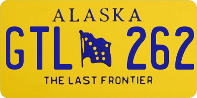 AK license plate GTL262