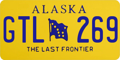 AK license plate GTL269