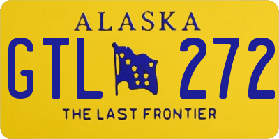 AK license plate GTL272