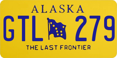 AK license plate GTL279