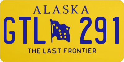 AK license plate GTL291