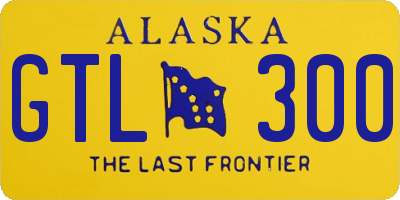 AK license plate GTL300