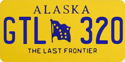 AK license plate GTL320