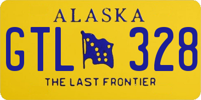 AK license plate GTL328
