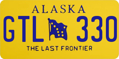 AK license plate GTL330