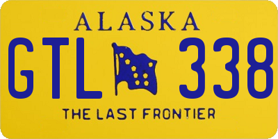 AK license plate GTL338