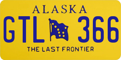 AK license plate GTL366