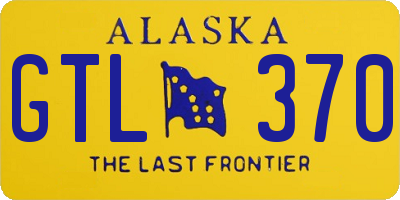 AK license plate GTL370