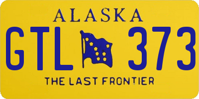 AK license plate GTL373