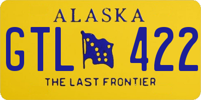 AK license plate GTL422