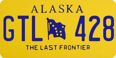 AK license plate GTL428