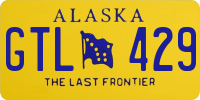 AK license plate GTL429