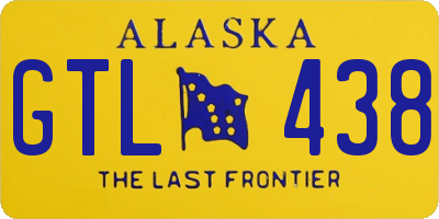 AK license plate GTL438