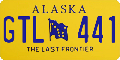 AK license plate GTL441