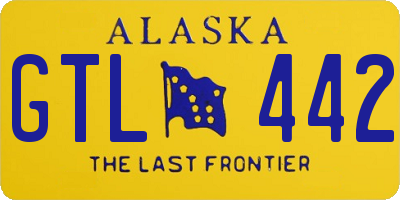 AK license plate GTL442