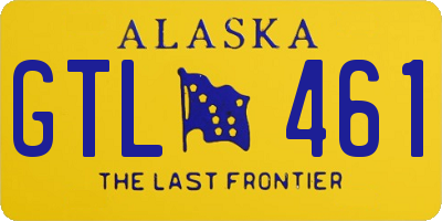 AK license plate GTL461