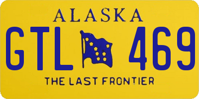 AK license plate GTL469