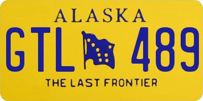 AK license plate GTL489