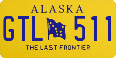 AK license plate GTL511