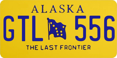 AK license plate GTL556
