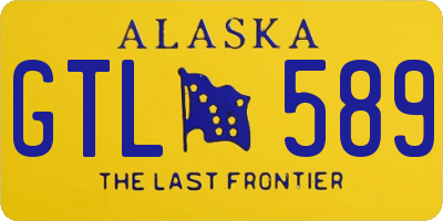 AK license plate GTL589