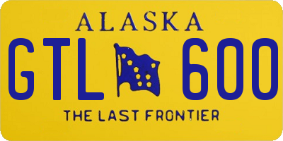 AK license plate GTL600