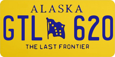 AK license plate GTL620