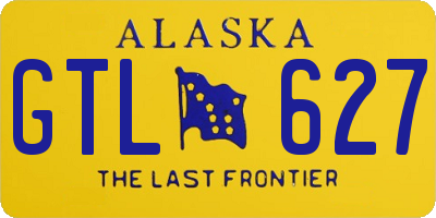 AK license plate GTL627