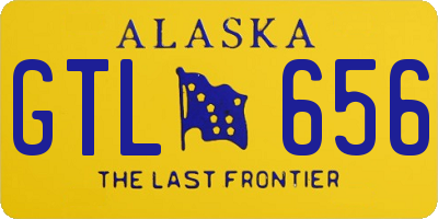 AK license plate GTL656