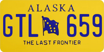 AK license plate GTL659