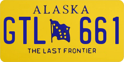 AK license plate GTL661