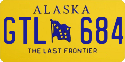 AK license plate GTL684