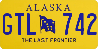 AK license plate GTL742
