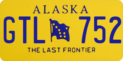 AK license plate GTL752