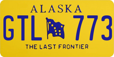 AK license plate GTL773