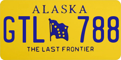 AK license plate GTL788