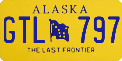 AK license plate GTL797