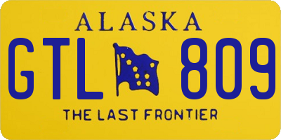 AK license plate GTL809