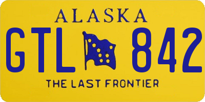 AK license plate GTL842
