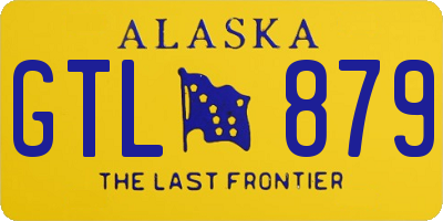 AK license plate GTL879