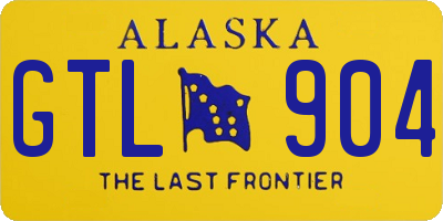 AK license plate GTL904