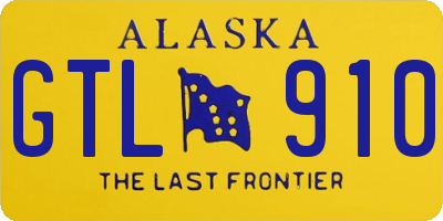 AK license plate GTL910