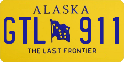 AK license plate GTL911