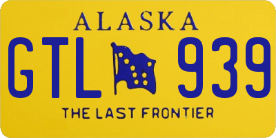 AK license plate GTL939