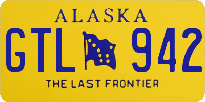 AK license plate GTL942