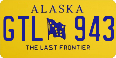 AK license plate GTL943