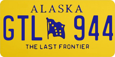 AK license plate GTL944