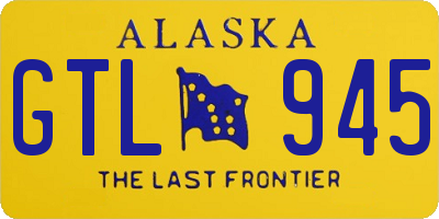 AK license plate GTL945